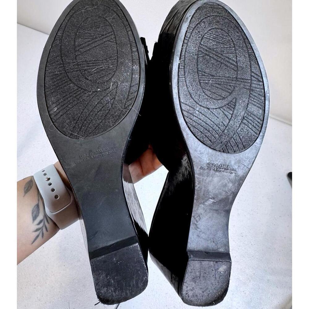 Nine West Black Wedge Slide Sandals - Picture 5 of 6